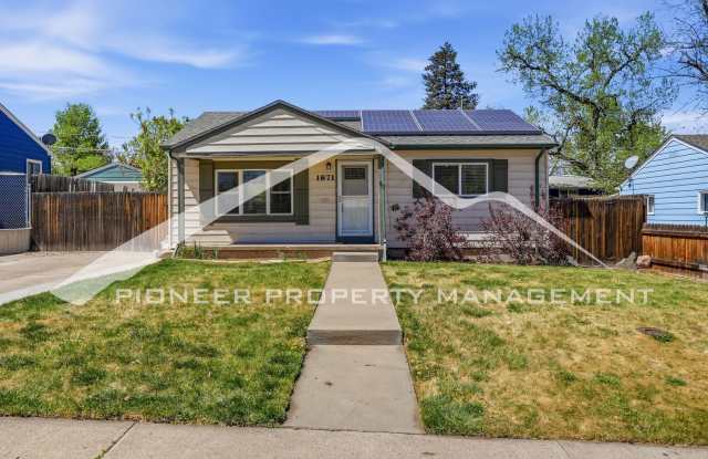 Lovely Single Family Home Fenced in Yard and Central AC - 1871 South Wolff Street, Denver, CO 80219