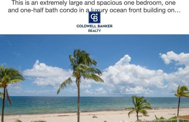 3900 Galt Ocean Drive unit: 1609 photos photos