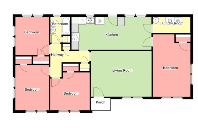 4-Bedroom 1-Bath House in Killough Springs Community Gallery 3