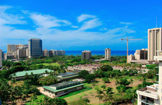City and Coastal Views from Pavilion at Waikiki Gallery 1