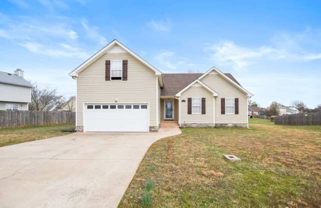 Three Bedroom with Bonus! - 3847 Margie Court, Clarksville, TN 37042