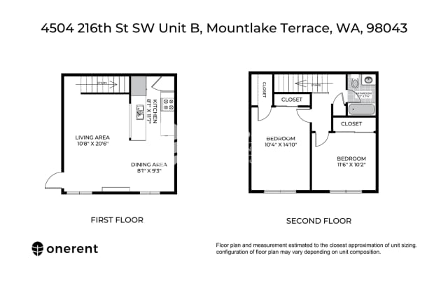 4504 216TH ST SW  B #B - 4504 216th Street Southwest, Mountlake Terrace, WA 98043
