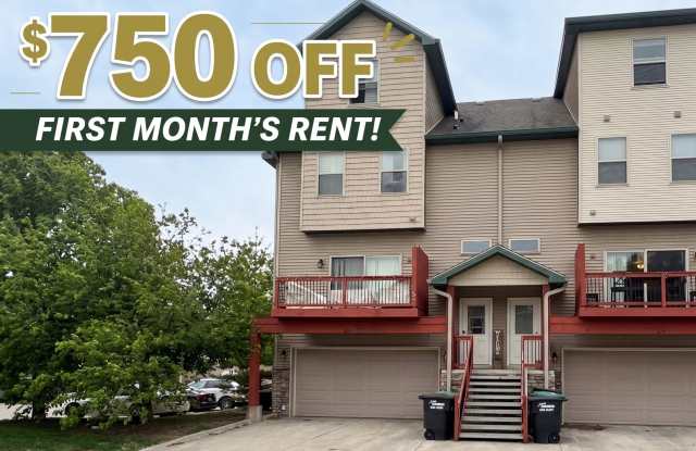 MOVE-IN SPECIAL! $750 OFF FIRST MONTH'S RENT! Large 3-Bedroom, 3.5-Bathroom Townhome photos photos