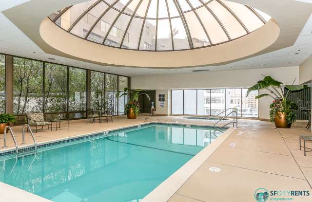 Nob Hill: Sunny 720 Sq Ft Jr 1 Bed w/ Views, Pool, Gym, Doorman, & All Utilities & WiFi Included @ Gramercy Towers Gallery 1