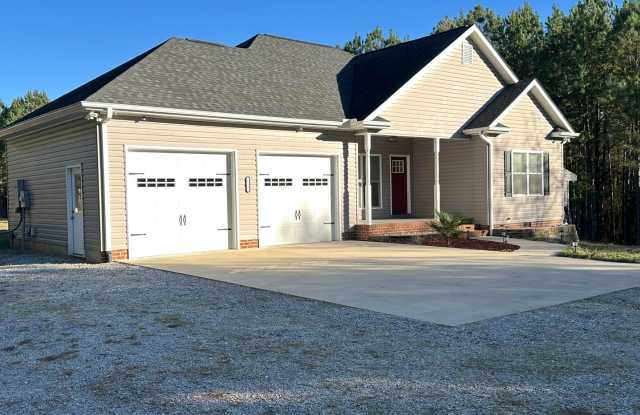 Lovely Custom Built Home with 2 Car Garage and Lots of Privacy - 192 Franck Lane, Bracey, VA 23919