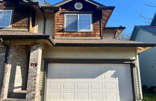 Spacious 3-Bedroom Hillsboro Duplex Featuring High Ceilings, Garage  Green Space - 830 Northeast 71st Avenue, Hillsboro, OR 97124