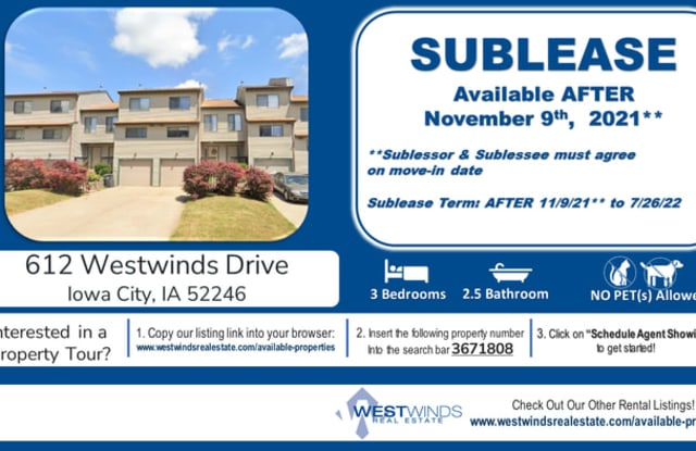 612 Westwinds Drive - 612 Westwinds Drive, Iowa City, IA 52246