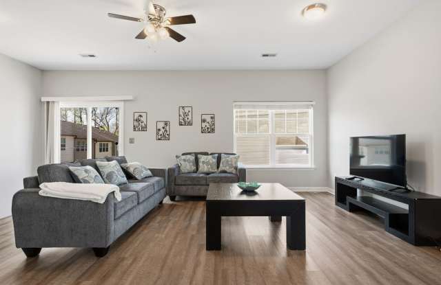 FULLY FURNISHED - Upgraded End-Unit Retreat | 3BR/2.5BA, Dedicated Office Space & Private Garage Near Major Raleigh Medical Hubs Gallery 3