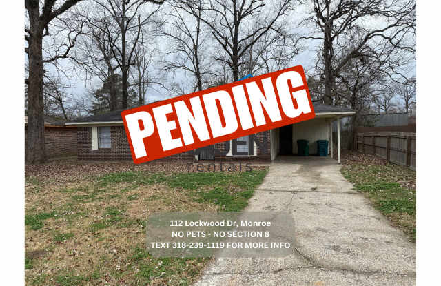 112 Lockwood Drive - 112 Lockwood Drive, Ouachita County, LA 71202