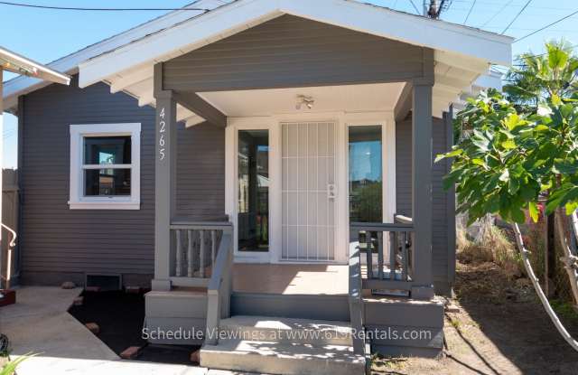 Nice 2 Bedroom, 1 Bath Cottage w/ Washer & Dryer - 4265 34th Street, San Diego, CA 92104