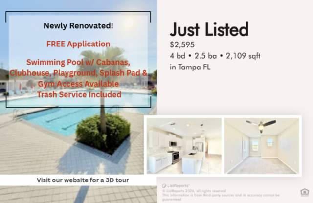 7409 French Marigold Avenue - 7409 French Marigold Avenue, Palm River-Clair Mel, FL 33619