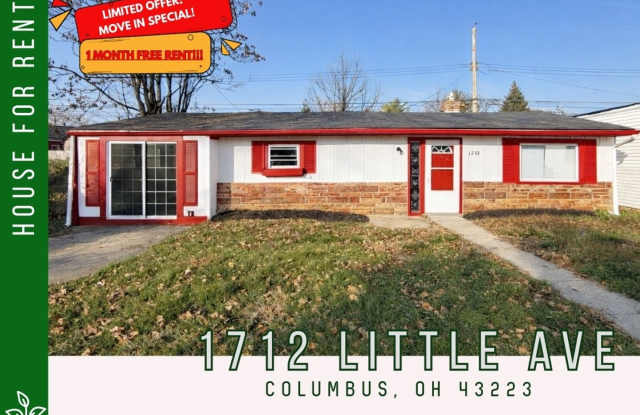 Limited-Time Offer: 3BR Home with 1 Month FREE Rent | 1712 Little Ave! - 1712 Little Avenue, Franklin County, OH 43223