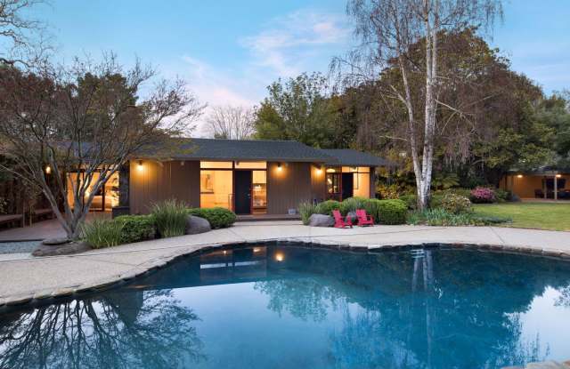 Gorgeous Atherton Home with lush landscaping. - 96 Parkwood Drive, Atherton, CA 94027
