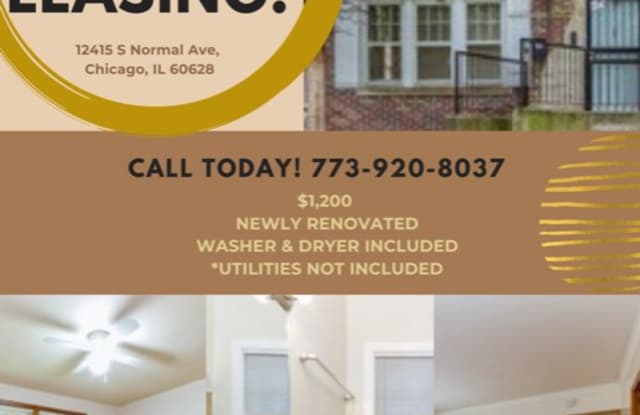 12415 S Normal Ave, Chicago IL A2 - 12415 South Normal Avenue, Chicago, IL 60628