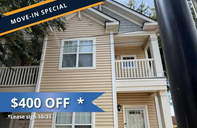 $400 Off First Month! 2BR Townhome w/ Deeded Parking, In-Unit W/D, Patio in Optimist Park Gallery 1
