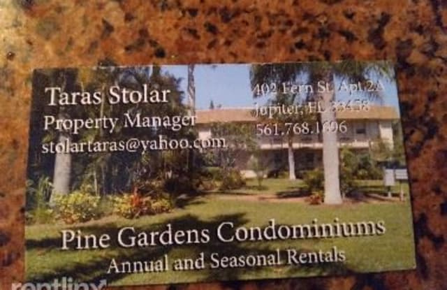 402 Fern St. #2b - 402 Fern Street, Jupiter, FL 33458