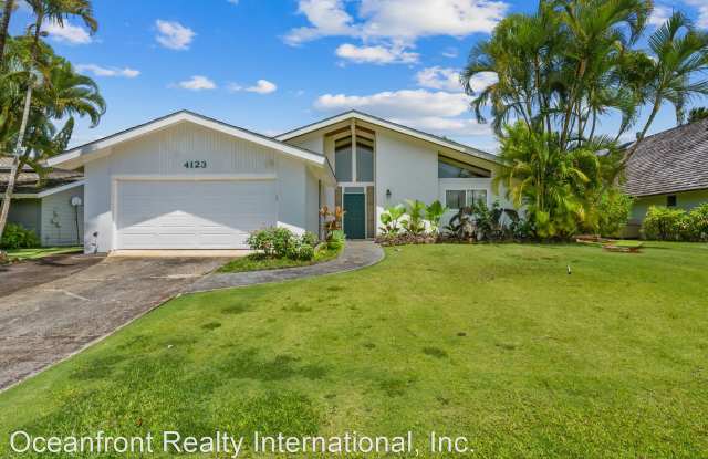 4123 Kekaulike Lane - 4123 Kekaulike Lane, Princeville, HI 96722