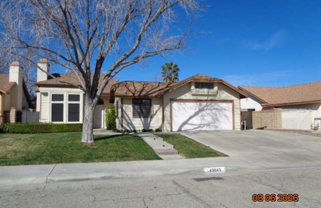 Immaculate West Lancaster One Story Offering 1699 sq. ft. - 43043 Flag Street, Lancaster, CA 93536