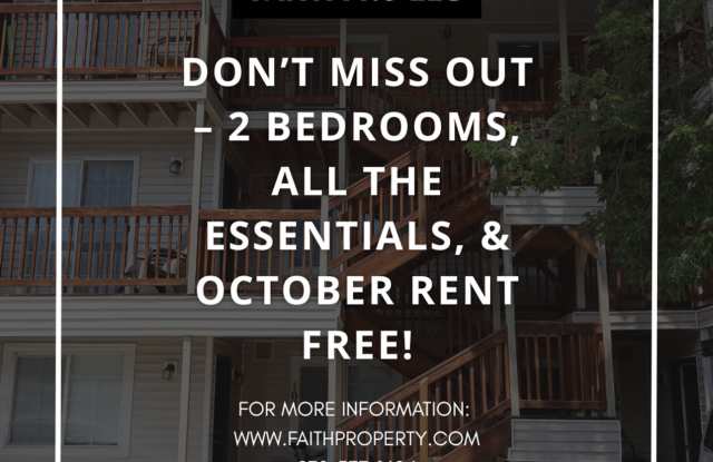 Ground-Floor Condo – 2 Beds, 2 Baths, Prime Location Near CSU  October RENT FREE photos photos