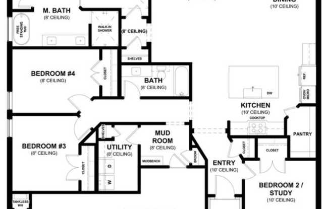 4 Bedroom 2 Bathroom 3 Car Garage Home in Edmond School District Gallery 4