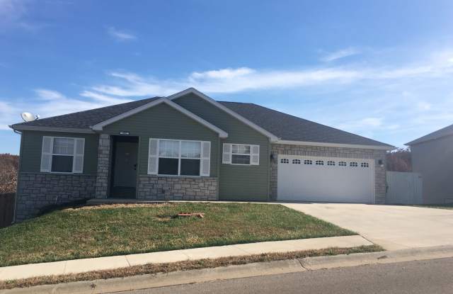 Privacy Fenced Backyard - 108 Sandstone Drive, St. Robert, MO 65584