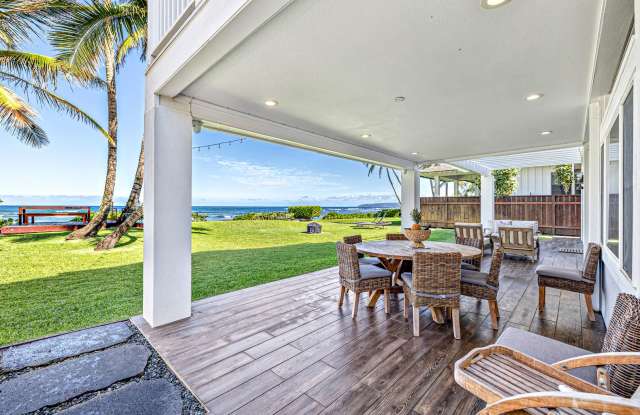 Hawaii Life Presents Hale Maluhia Beachfront Luxury 3 bedroom 3.5 Bath photos photos