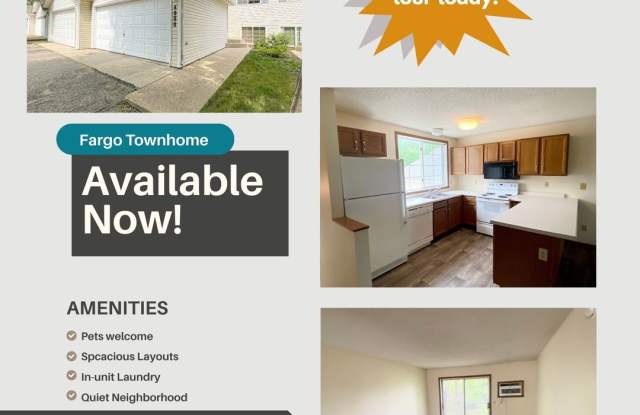 Spacious 3-Bed, 2-Bath Townhome in the Heart of South Fargo photos photos