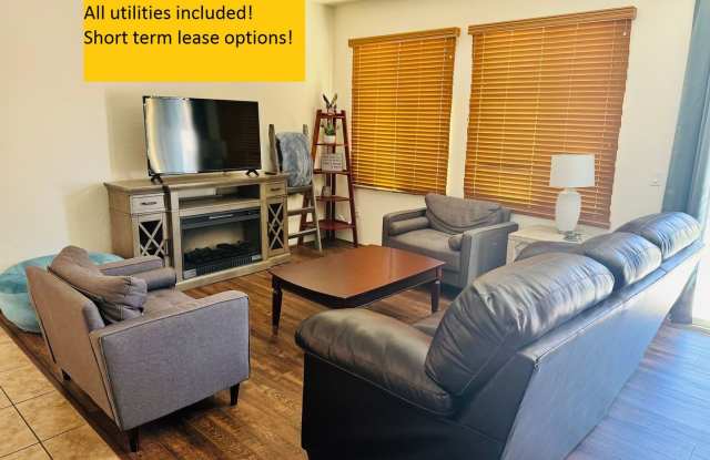 Furnished monthly rental home with all utilities included. - 2090 Cascadia Drive, Sierra Vista, AZ 85635