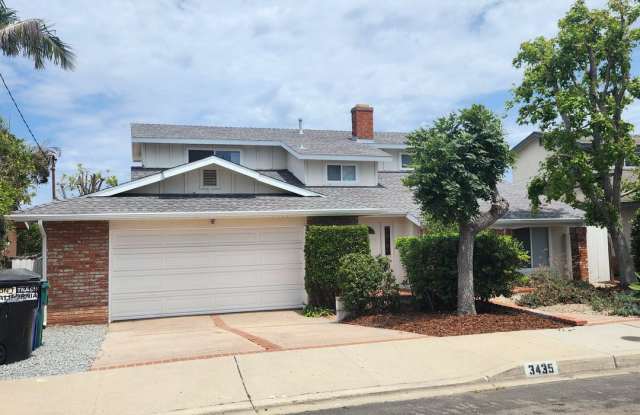 Clairemont Home, 3 bed 3 bath, 2 car garage, great location (Mountain streets) - 3435 Mount Carol Drive, San Diego, CA 92111