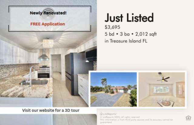 10108 Paradise Boulevard - 10108 Paradise Boulevard, Treasure Island, FL 33706