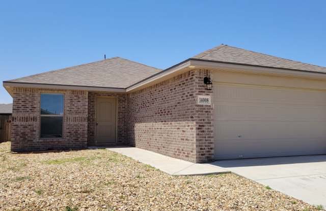 This Beautiful Brand New Custom Brick Home 3 bed/ 2 bath/ 2 car garage Open Concept with huge backyard located in Cooper! - 14008 Vernon Avenue, Lubbock County, TX 79423 This Beautiful Brand New Custom Brick Home 3 bed/ 2 bath/ 2 car garage Open Concept with huge backyard located in Cooper! - 14008 Vernon Avenue, Lubbock County, TX 79423