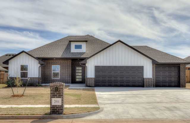 4-Bed Brand-New Home – Move-In Ready with 3-Car Garage - 2004 West Flintlock Way, Mustang, OK 73064