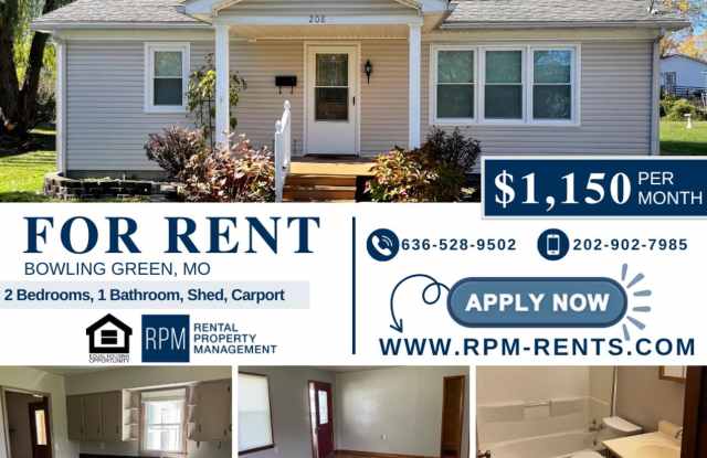 Charming 2 Bed 1 Bath House For Rent in Bowling Green, MO photos photos