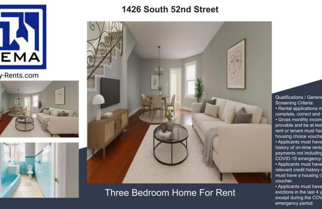 Lovely West Philly 3 Bedroom Home for Rent photos photos