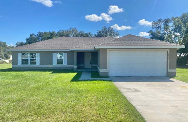 Maintenance-Free 4 Bedroom Rental! - 16773 Southwest 18th Avenue Road, Marion County, FL 34473