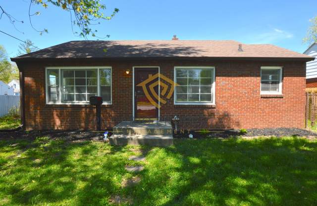 MOVE IN SPECIAL - Christian Park, Cracker-Jack 2 Bedroom, 1 Bathroom Brick House with Basement Available NOW! - 4516 Brookville Road, Indianapolis, IN 46201