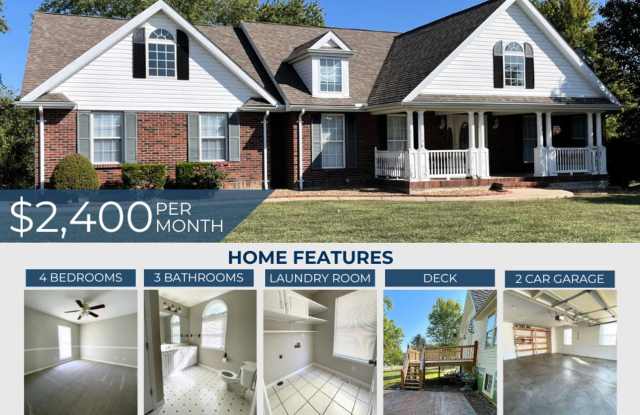 4 Bed 3 Bath For Rent in Troy, MO photos photos