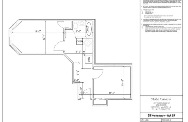 38 Hemenway St. - 38 Hemenway Street, Boston, MA 02115