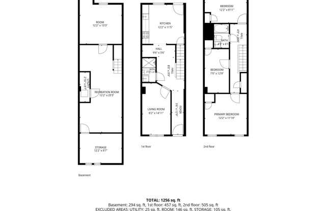 Lovely 3 Bedroom 2 Bathroom Rowhome for Rent Gallery 3