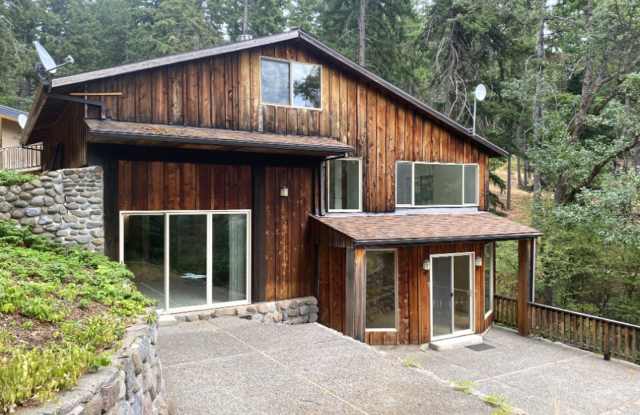 Cabin in Woods with Shop photos photos