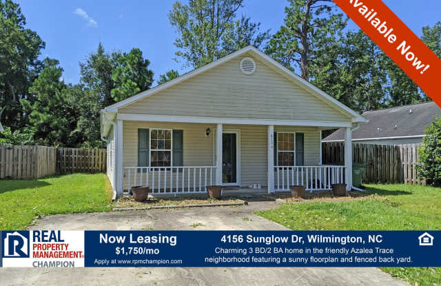 Charming 3 BD/2BA Home in Azalea Trace - 4156 Sunglow Drive, Wilmington, NC 28405 Charming 3 BD/2BA Home in Azalea Trace - 4156 Sunglow Drive, Wilmington, NC 28405