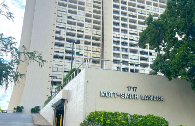 Available Now - High Floor Studio Apartment at Mott-Smith Laniloa - 1717 Mott Smith Drive, Honolulu, HI 96822