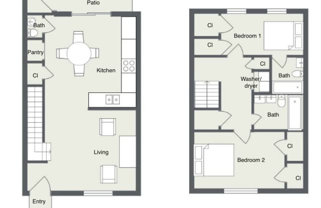 Limited-Time Special! Charming 2BR/2.5BA Townhome – *Now $1,299 Rent + $500 OFF First Month Gallery 3