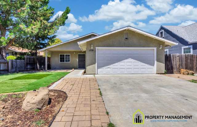 3-Bedroom Home with Modern Touches-AF - 1735 Bristol Avenue, Country Club, CA 95204