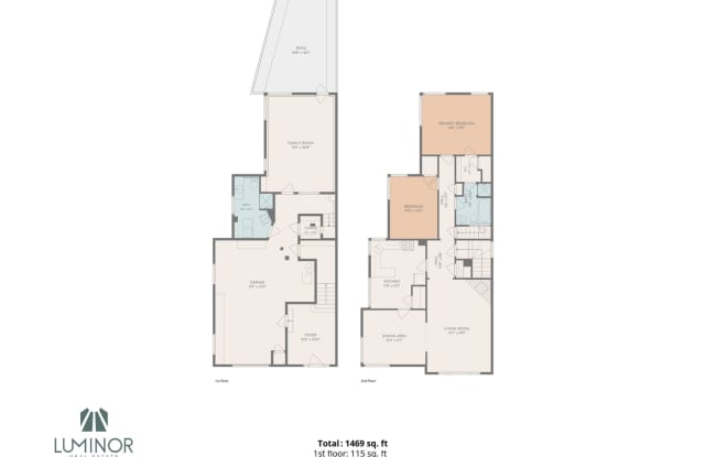 Spacious 2BR/2BA Single Family House with Garage & In-Home Laundry Gallery 3
