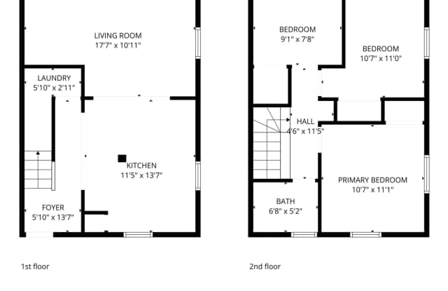Lovely Two Story 3 Bedroom Unit Gallery 3