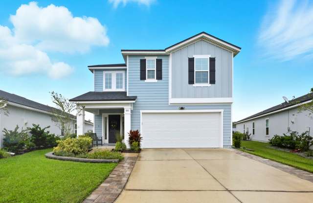 Welcome to this immaculate 4-bedroom, 3-bathroom two-story home located in desirable St. Johns County! photos photos
