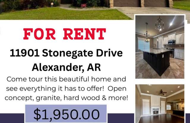 11901 Stonegate Drive - 11901 Stonegate Drive, Saline County, AR 72002