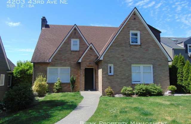 4203 43rd Ave NE - 4203 43rd Avenue Northeast, Seattle, WA 98105