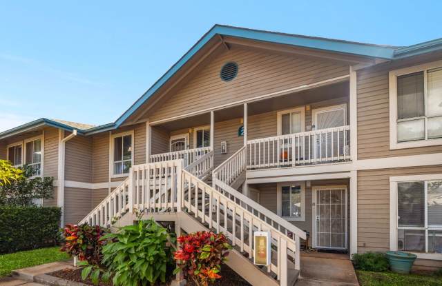 Fully Furnished 2BR/2BA Condo in Quiet North Kihei – Top Floor, Private Laundry, 2 Parking Stalls - 480 Kenolio Road, Kihei, HI 96753